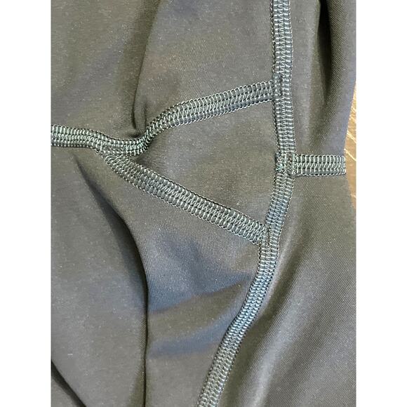 Lululemon Wunder Train Crop 23” True Navy Teal Stitch Size 6 High-Rise Leggings - Picture 7 of 8